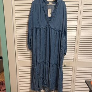 Wonderly Blue Maxi Dress